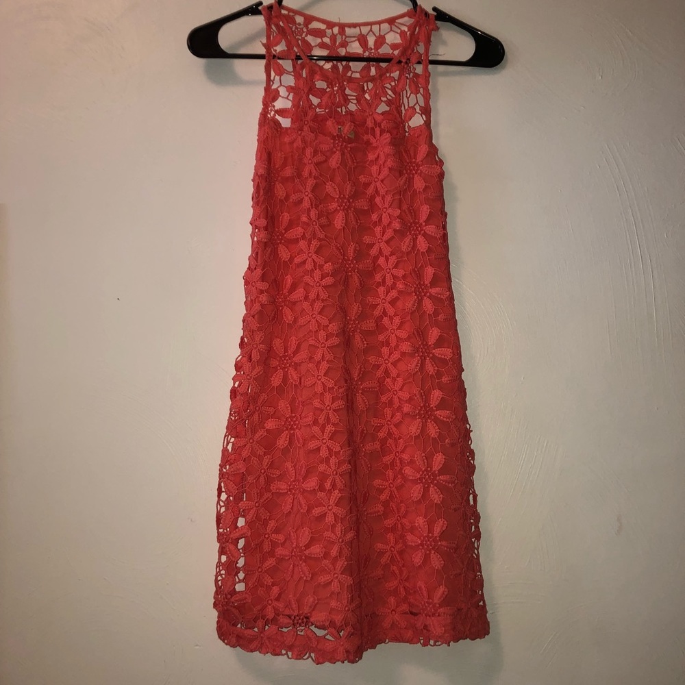 Hollister Coral-colored mini dress - Picture 2 of 2